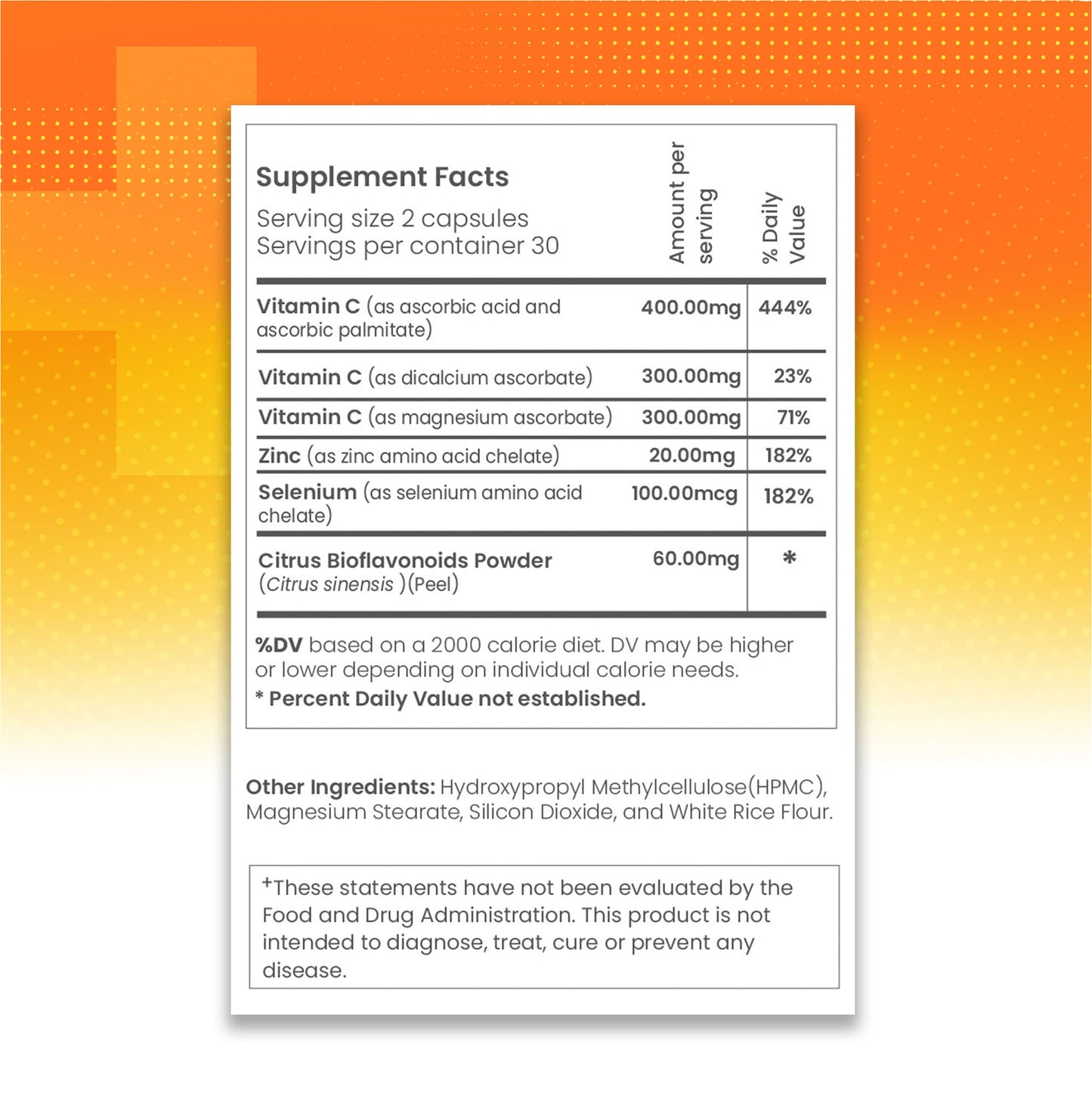LD VITAMINA C 1000 + ZINC Y SELENIO